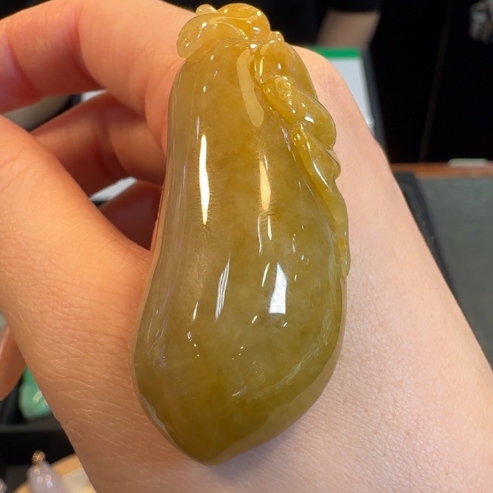 翡翠未镶嵌挂件福瓜