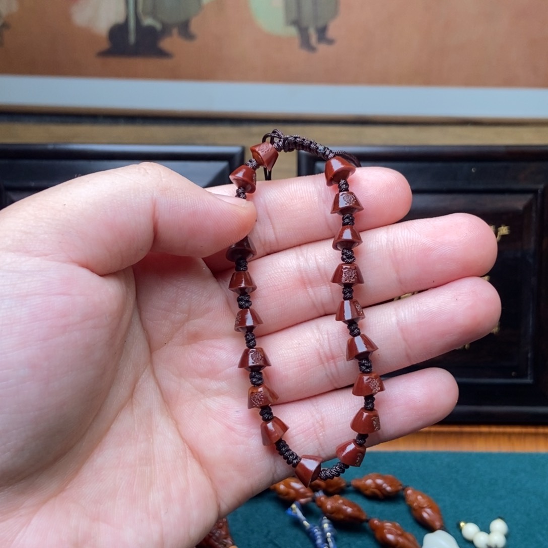 手串橄榄核ご***元宝核尖