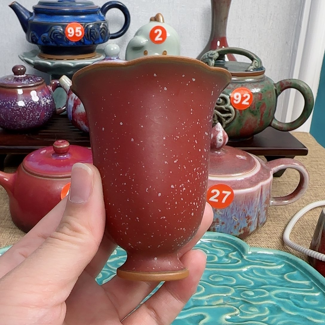 垕瓷甄选高足闻香杯