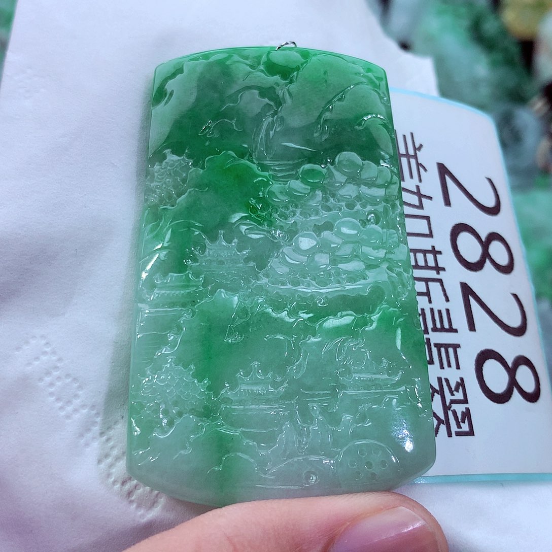 吊坠(不含链)未镶嵌翡翠