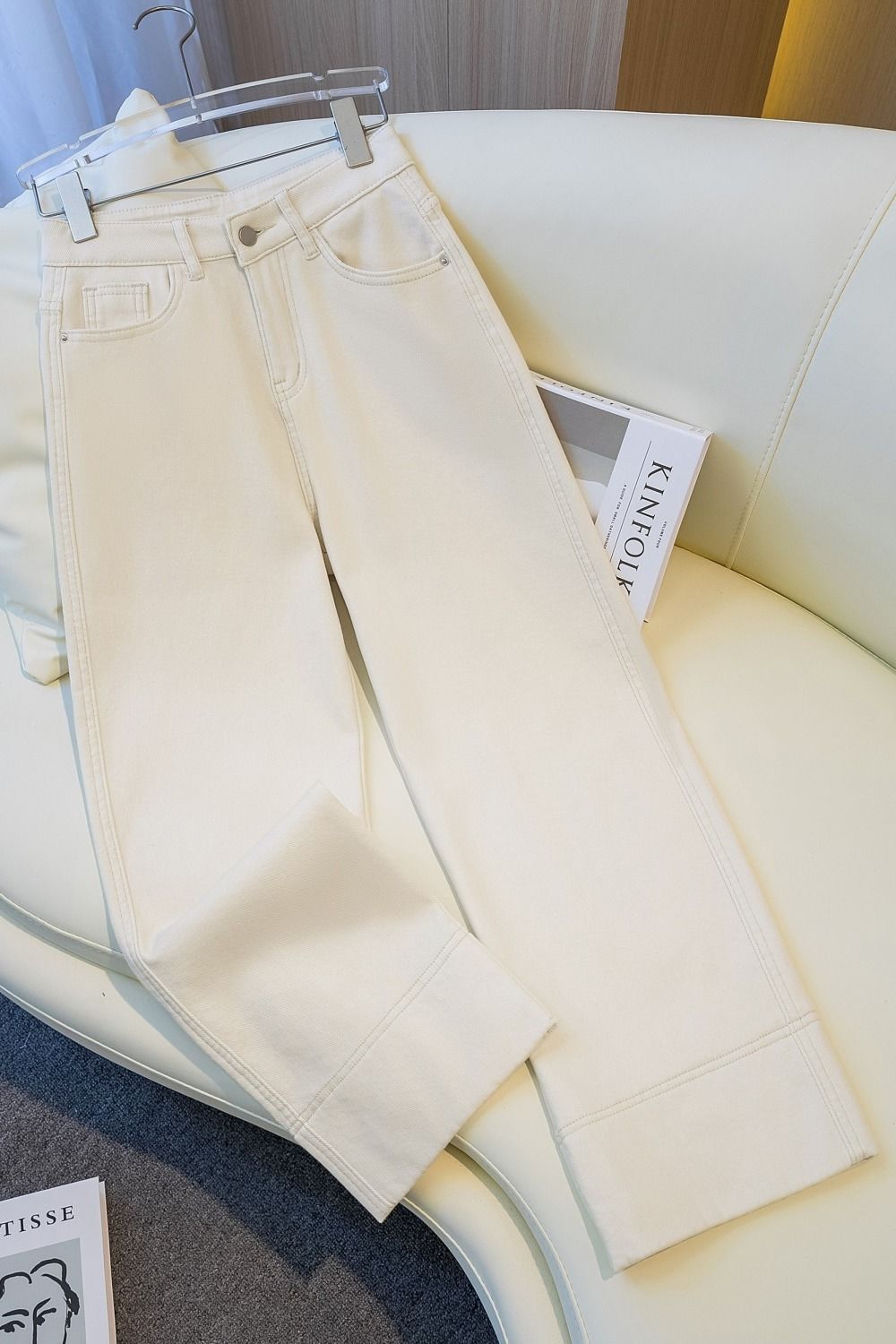 3  加绒加厚 孤品过款 新款 白色 按照编码拍下 牛仔裤显瘦