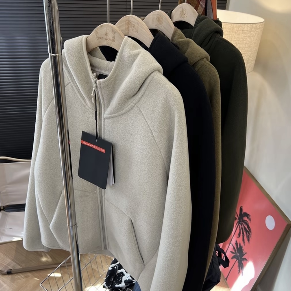 双面双摇重磅400克 速热！一件过冬男女老少人手一件！摇粒绒外套！