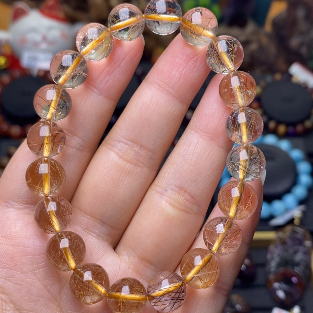 水晶A004铜发单圈10m m未镶嵌