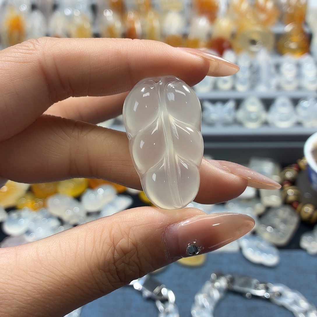 玛瑙/玉髓未镶嵌吊坠(不含链)