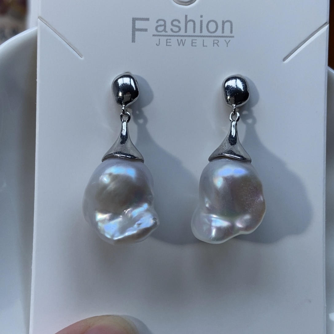 淡水珍珠耳环合金特价441