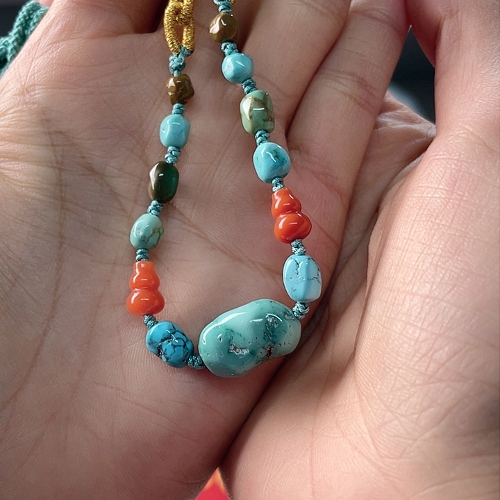 未镶嵌绿松石珠宝奇石