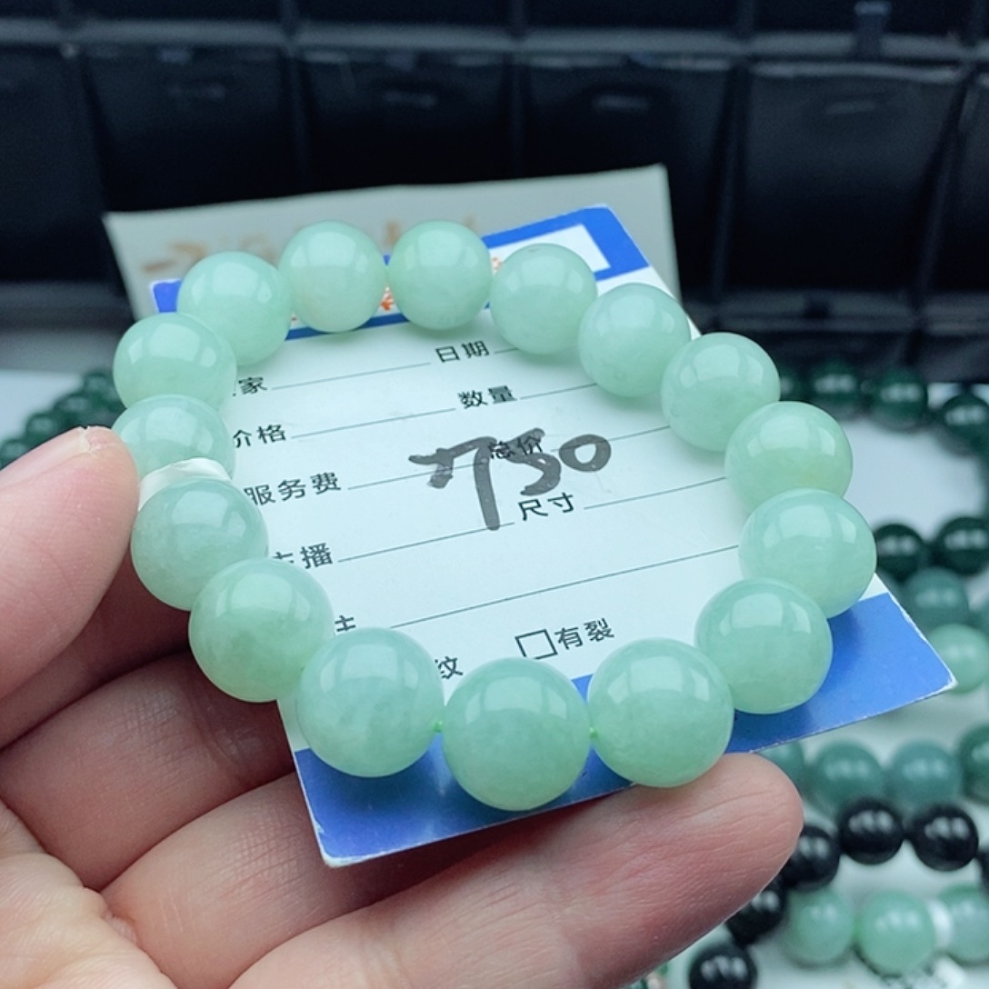 翡翠毛衣链未镶嵌