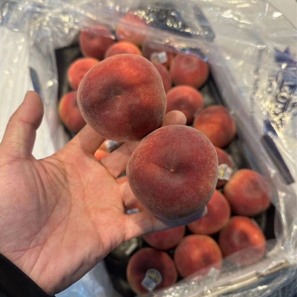 澳洲银腰带水蜜桃 硬脆甜 放软爆汁甜