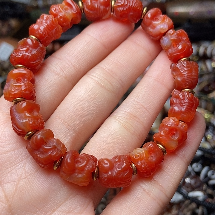 玛瑙/玉髓未镶嵌手链