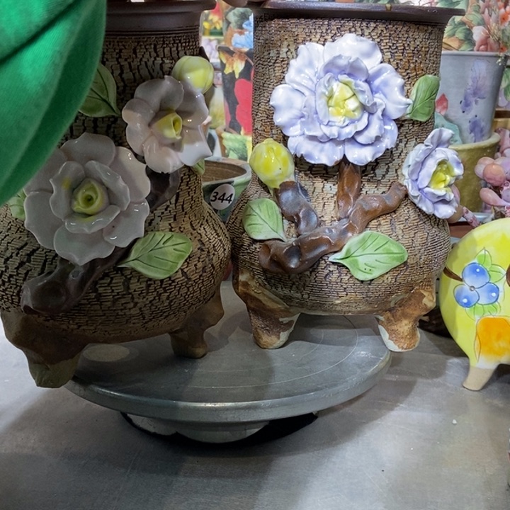 红陶景德镇艺术手绘作品