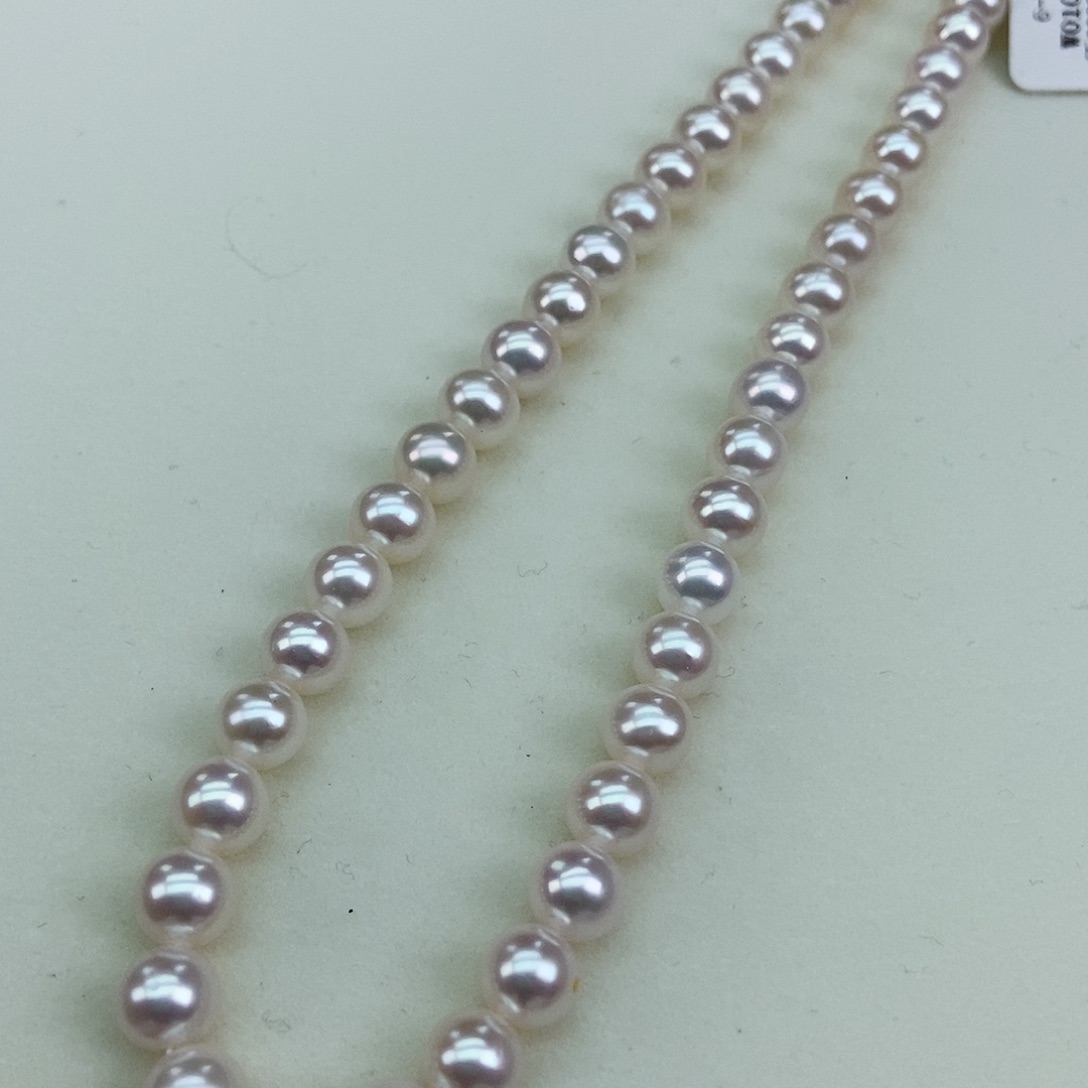 淡水珍珠7正圆极强天女光媲美海水银S925镶嵌