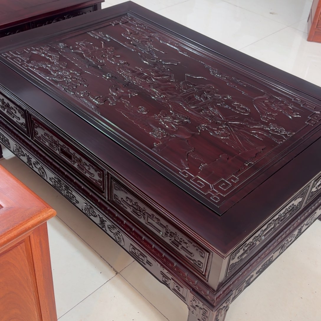 @***哥黑酸枝木类柜类家具非洲酸枝大平几