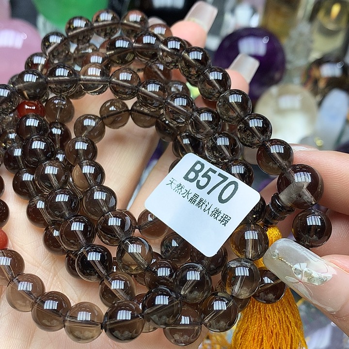 水晶108颗珠链9.2mm未镶嵌水晶