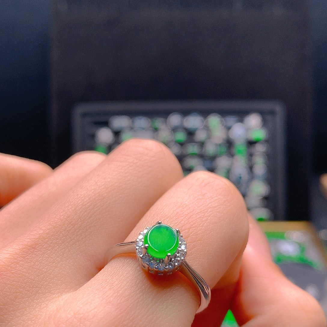 未镶嵌戒指翡翠天然翡翠