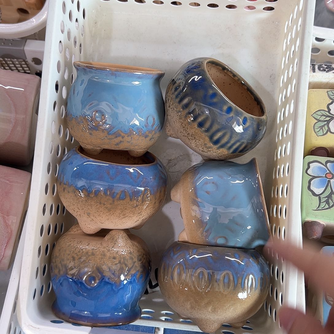 陶瓷多肉小花盆@@2075