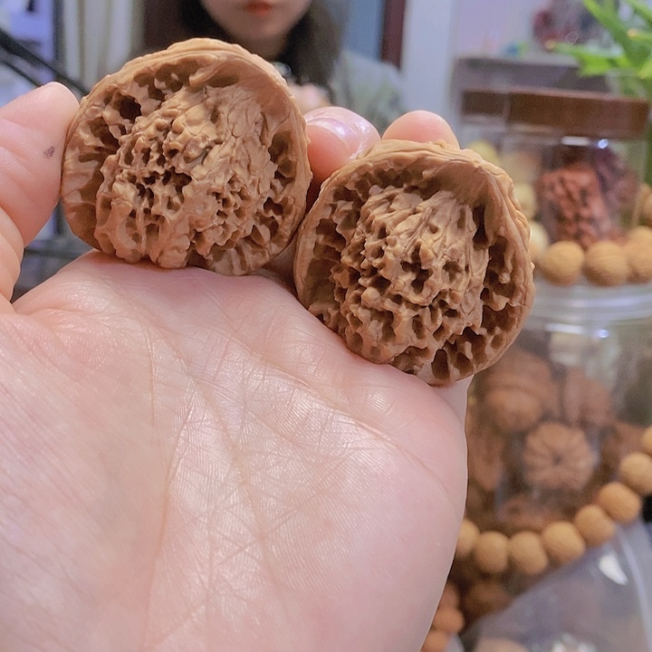 【闪购商品】文玩核桃把件42.5蛇头