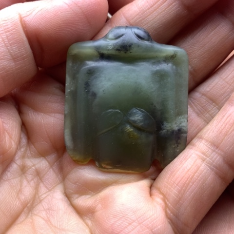 【闪购商品】未镶嵌岫岩河磨玉（透闪石质玉）挂件