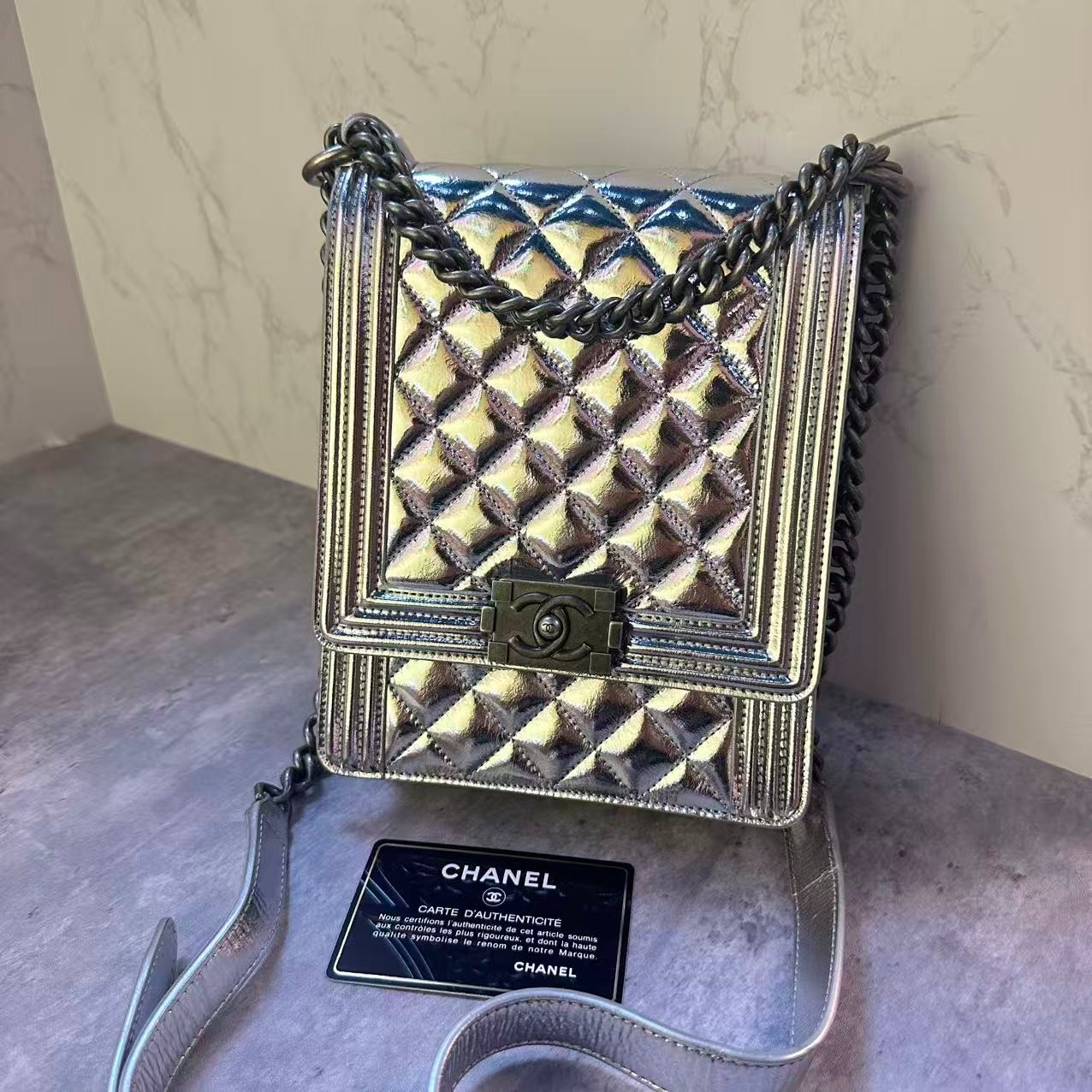 95新 Chanel/香奈儿 乱乱子中古/女士/单肩包/113929