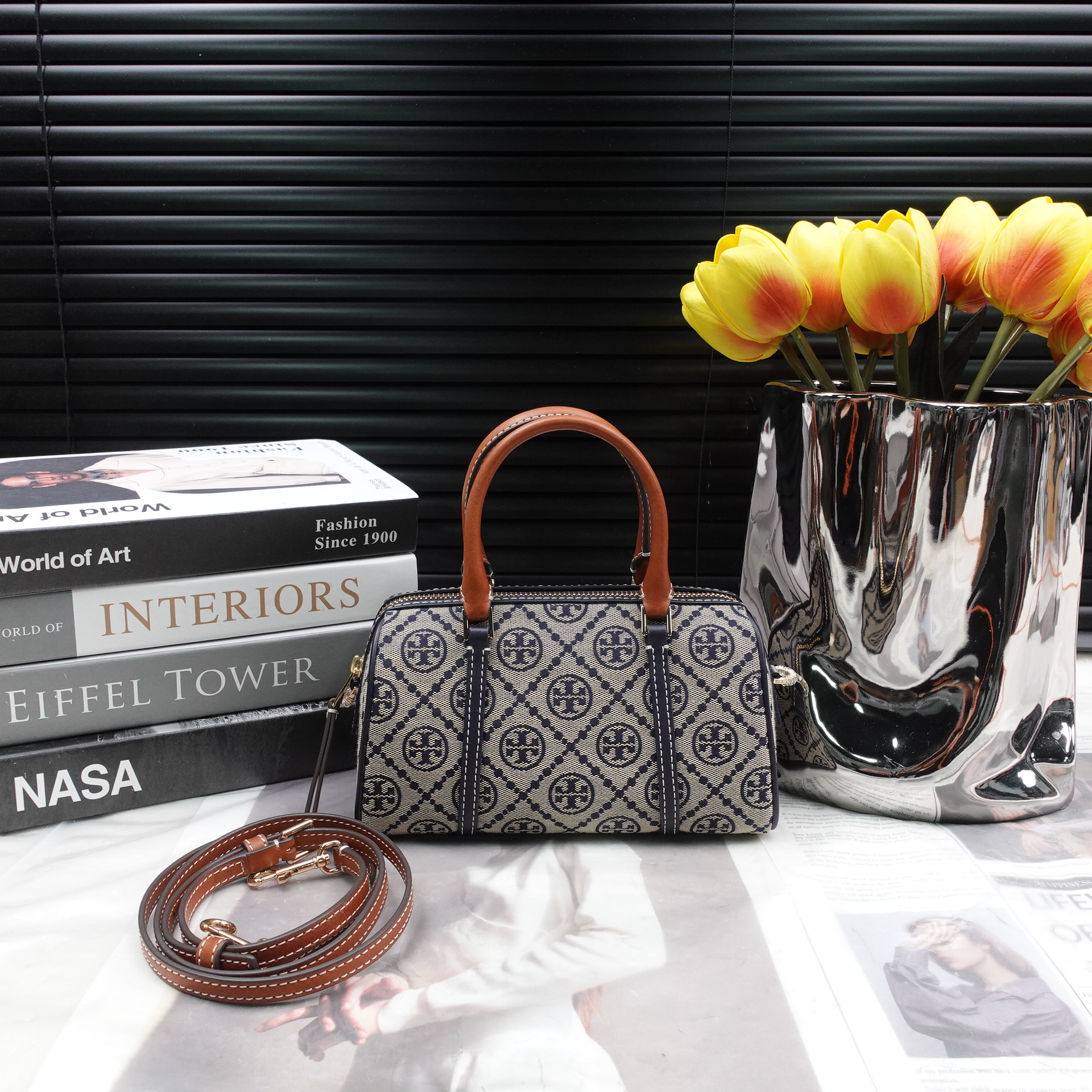 95新 TORY BURCH/汤丽柏琦 单肩包/T_ZY0000  T20307370