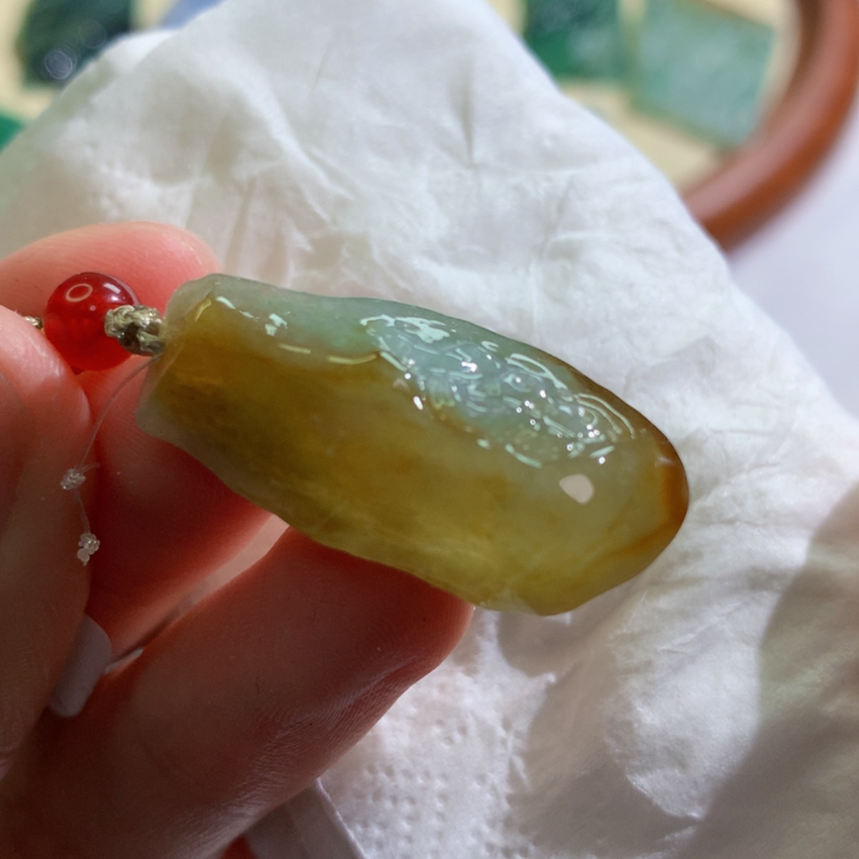 【闪购商品】翡翠吊坠(不含链)未镶嵌 3552