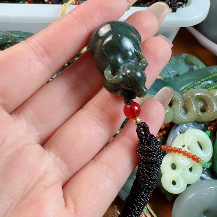 和田玉挂件未镶嵌