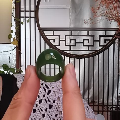 和田玉戒指未镶嵌妙*仪