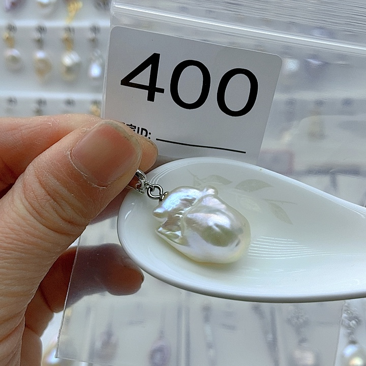 淡水珍珠颈饰银S925镶嵌