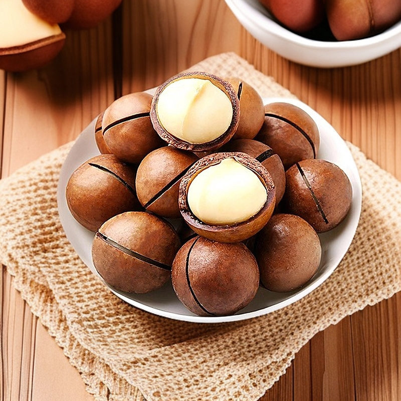 25年新大果夏威夷果奶油味原味坚果干果休闲零食夏威夷果袋装带壳