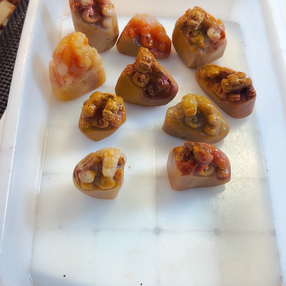 加***宿青田石印石苹果等新材料