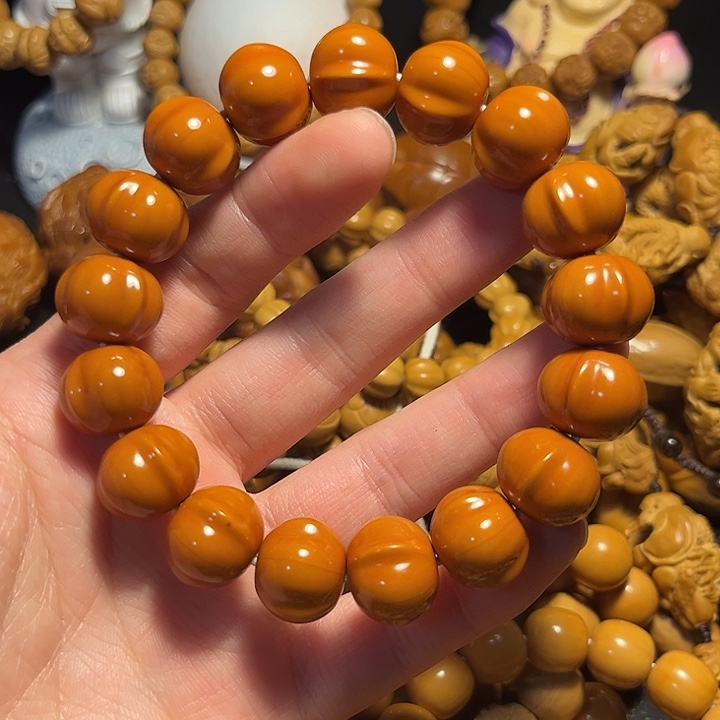 橄榄核手串/手链猴头鲨鱼1.6微瑕