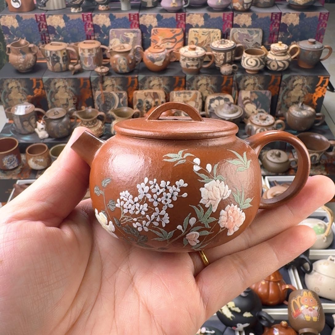 茶壶紫砂145cc原矿精工半手
