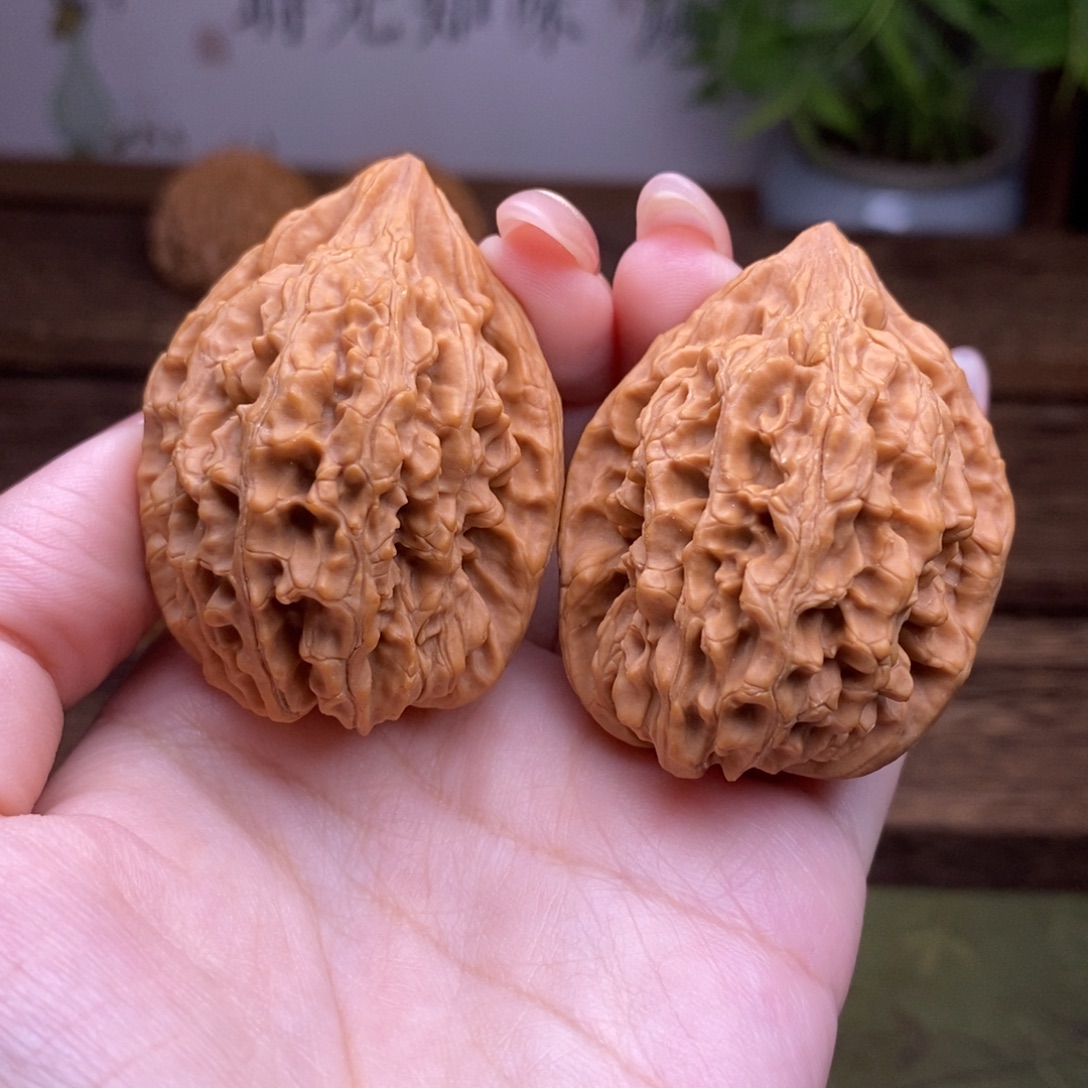 把件文玩核桃全品37野生鸡心