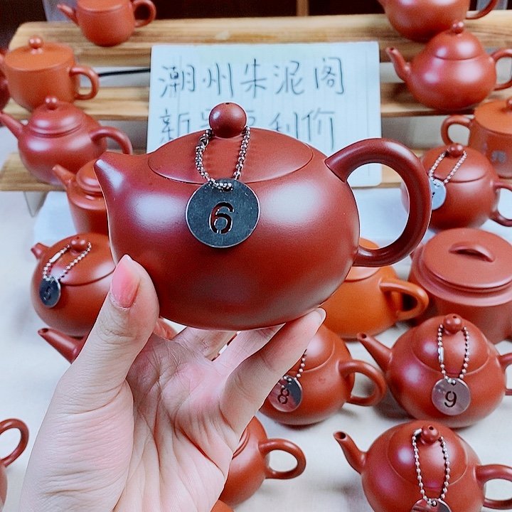 潮州朱泥壶大西施200