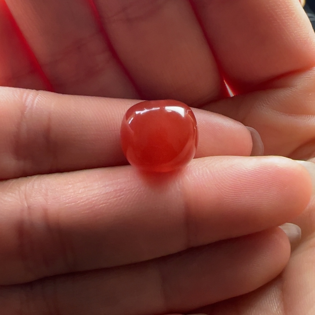 南红玛瑙老型12.8，11.5未镶嵌
