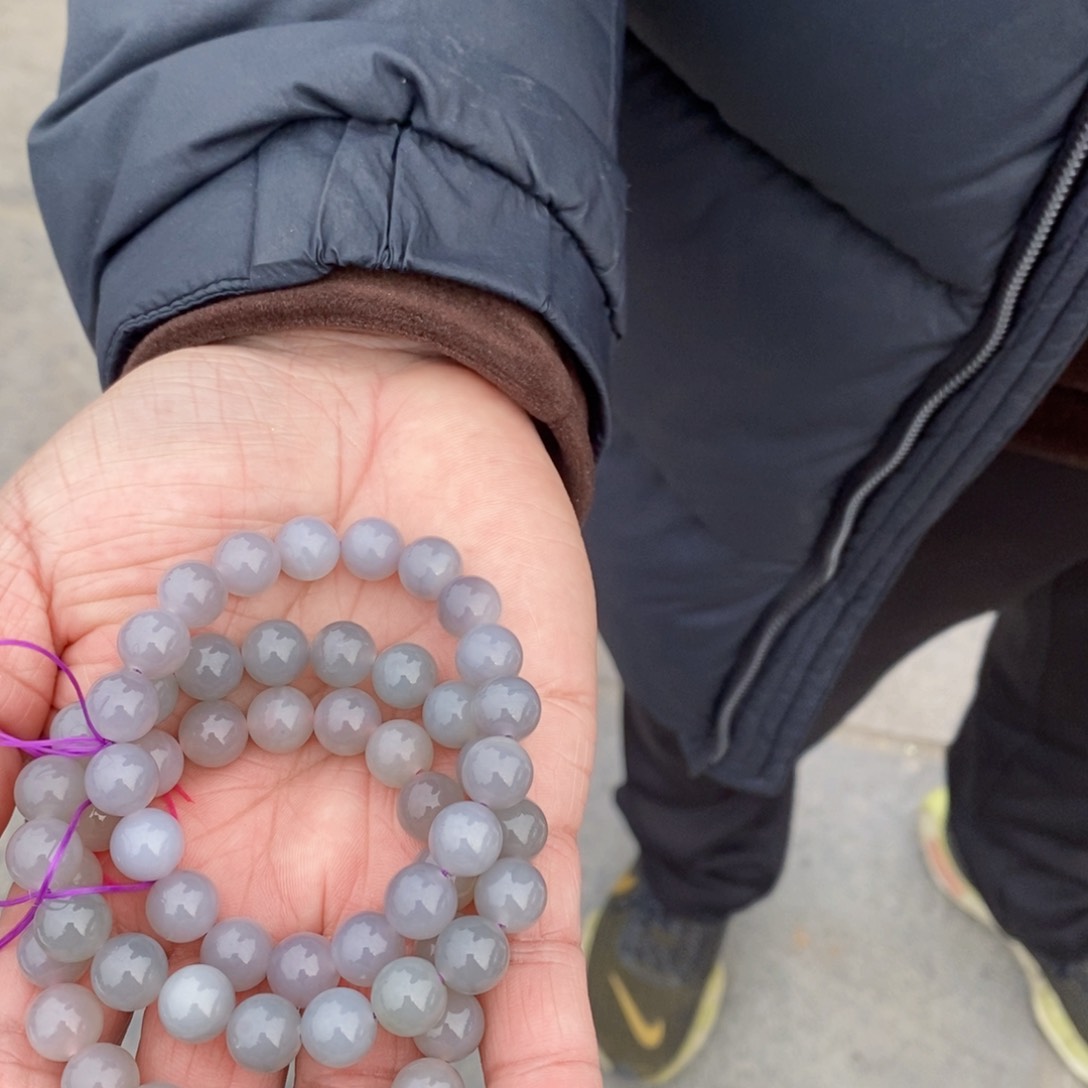 和田玉手串未镶嵌样性发货 拍一发