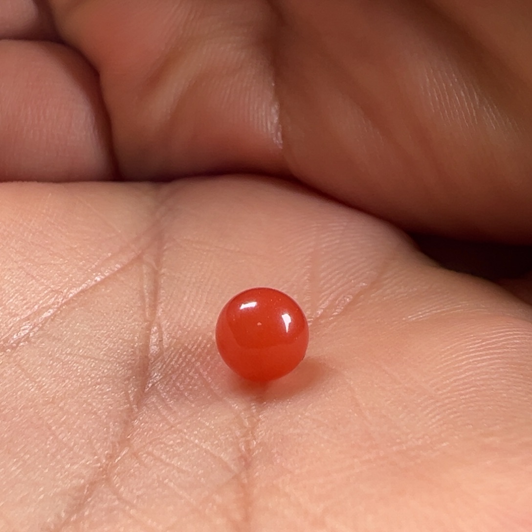 南红玛瑙圆珠6.7未镶嵌