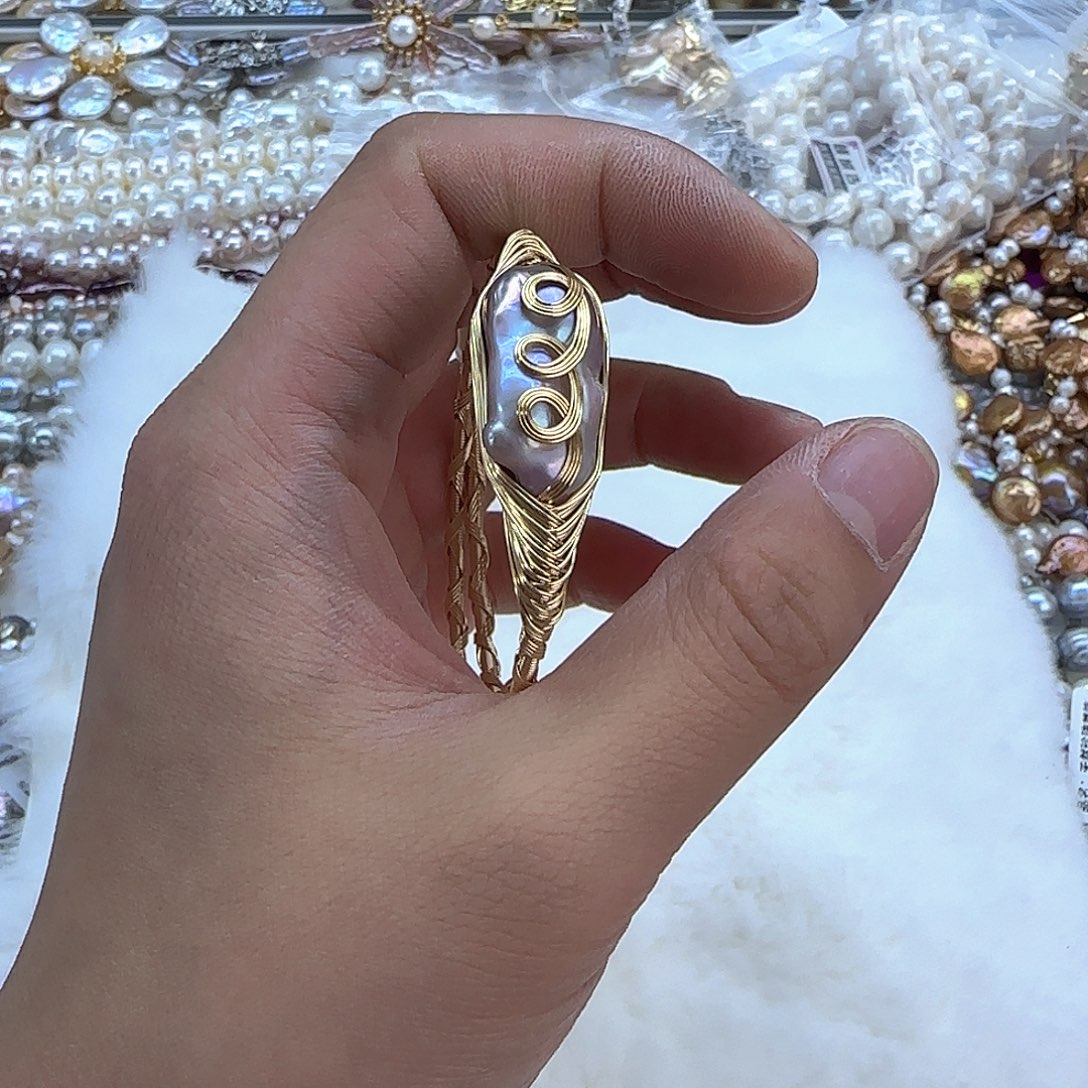 银S925镶嵌项链定制多样性发货发其一308淡水珍珠