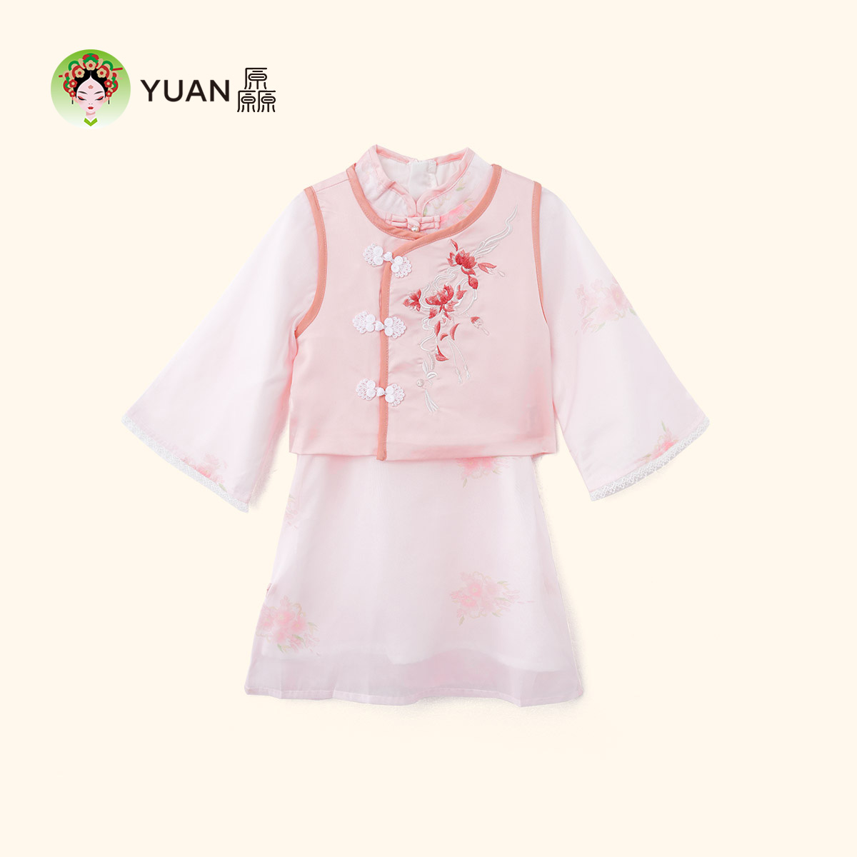 厵【新号福利价】女中大童110-160格格装襦裙旗袍套装连衣裙演出服