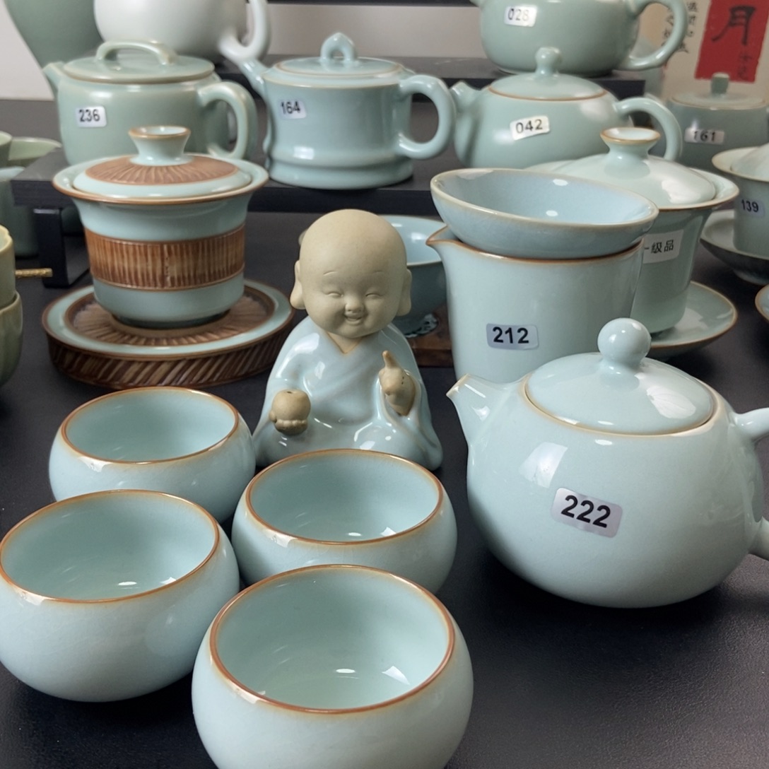 维***多一级品天青釉十件套