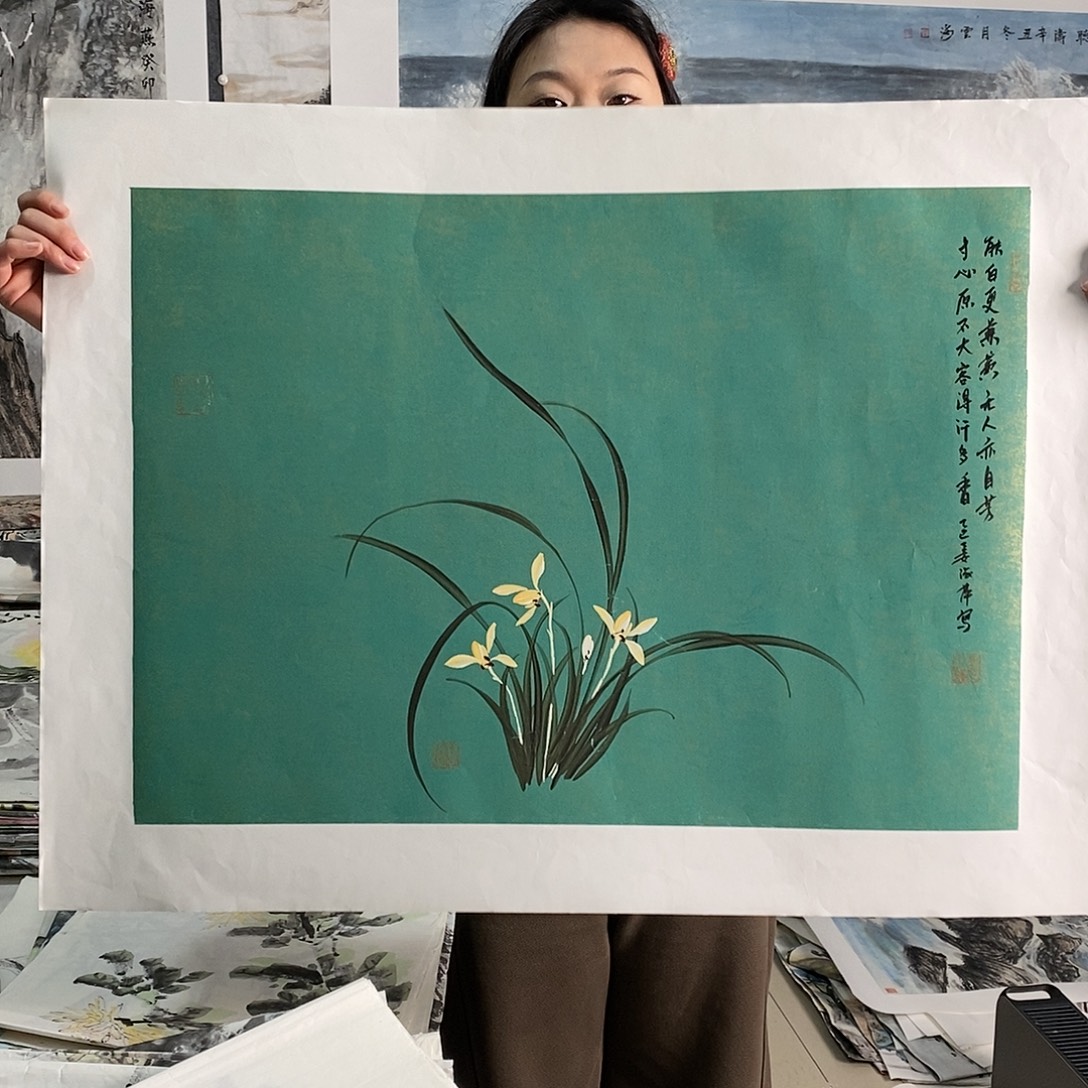 国画手写手绘国画作品34