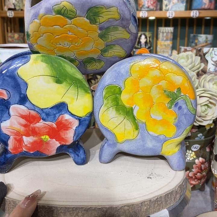 红陶景德镇艺术手绘作品