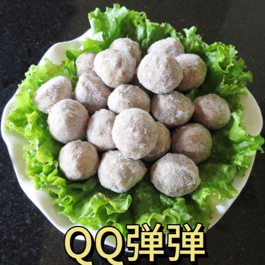 （纯猪肉肉丸）乡下土猪100%纯肉肉丸