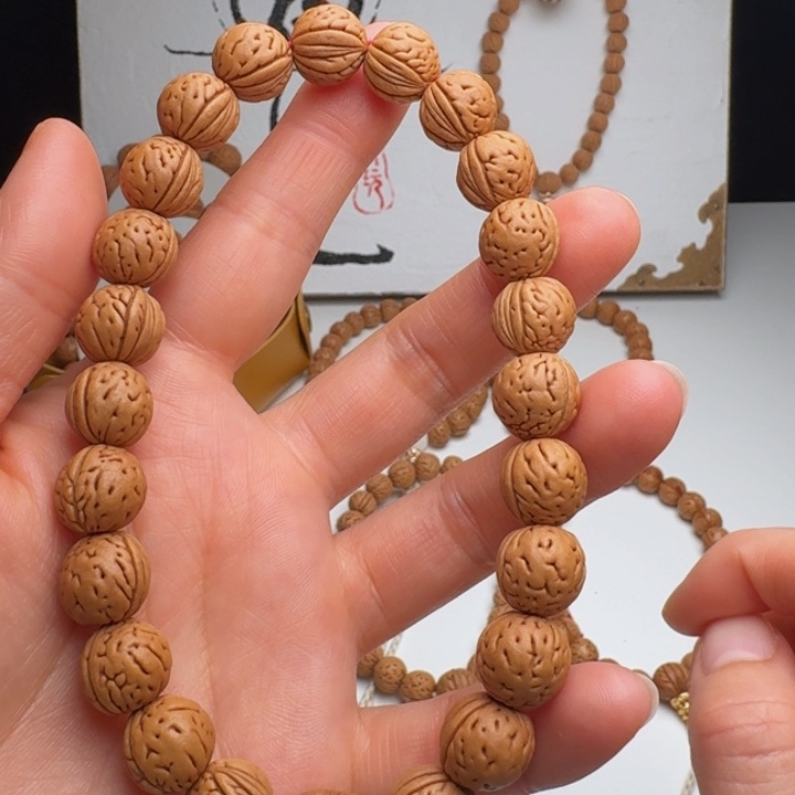 桃核手串12➕宽脐手持