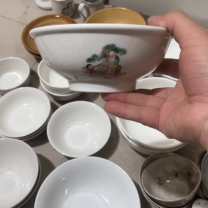 瓷片桃*厂货微瑕，库存微瑕