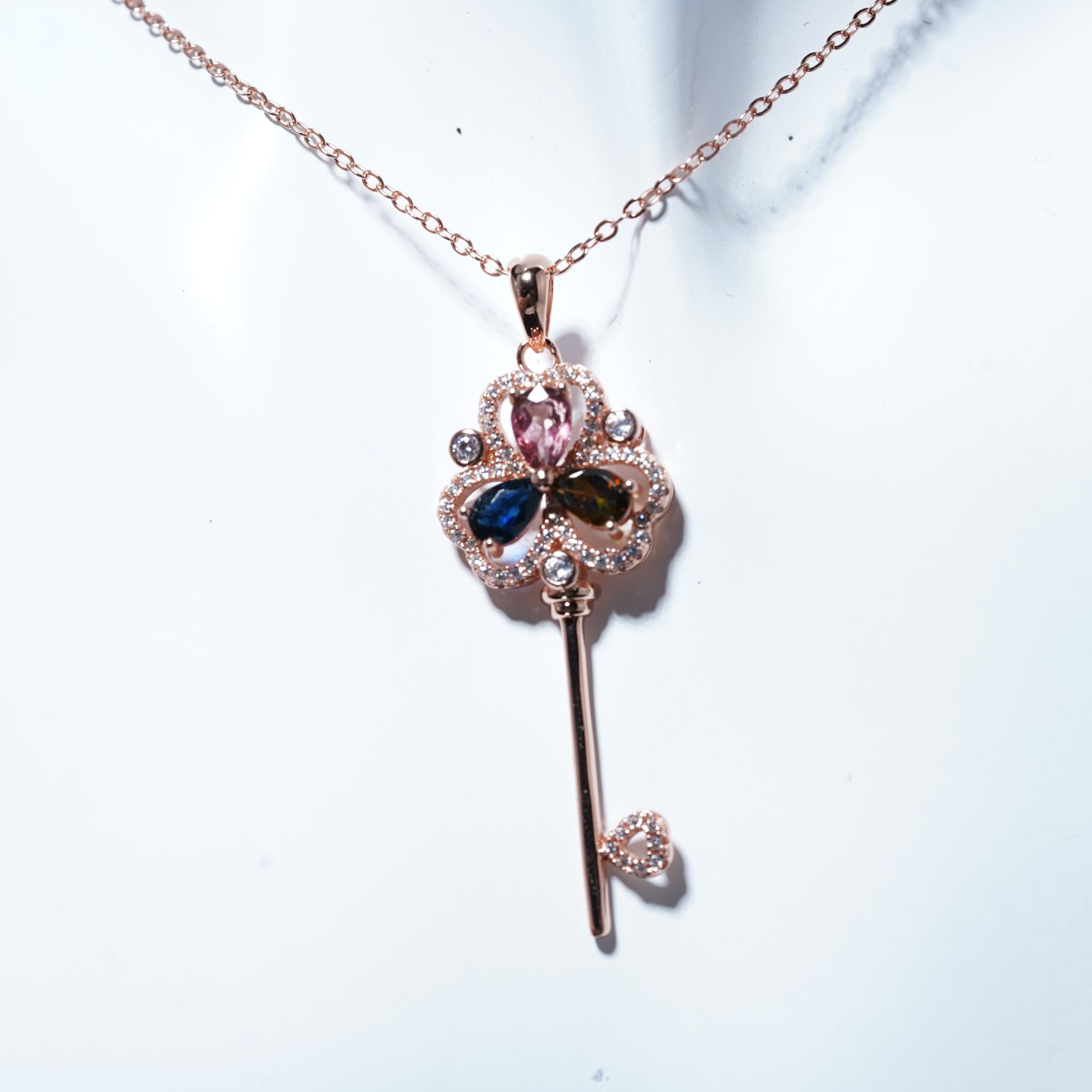 JSBXD0562-碧玺吊坠-S925银-单颗约25分-精工