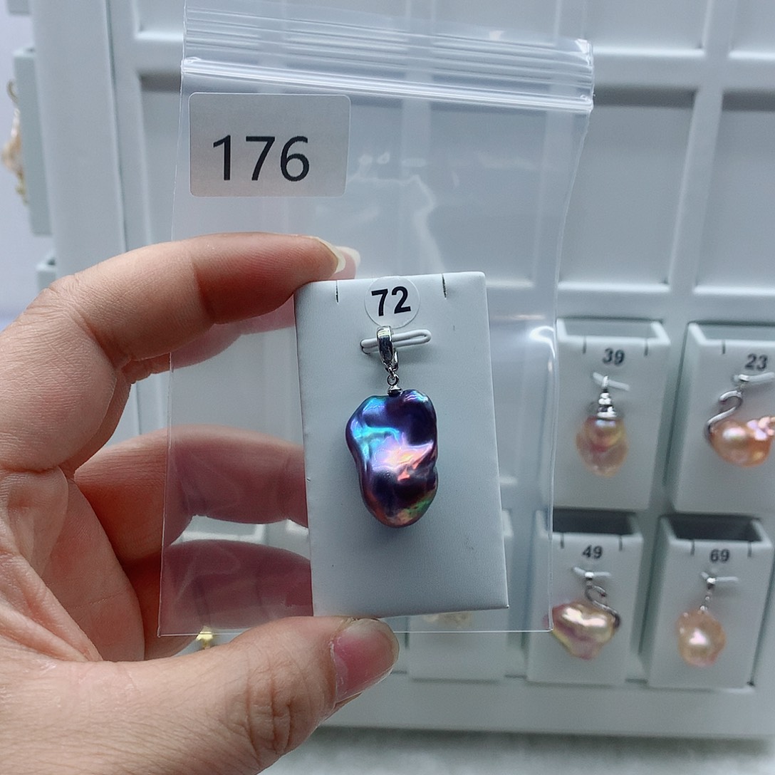 吊坠(不含链)淡水珍珠合金