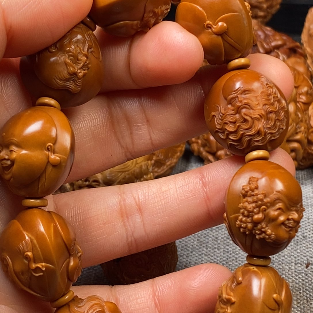 橄榄核手串/手链2.0-2.1铁核 毕业写实罗汉