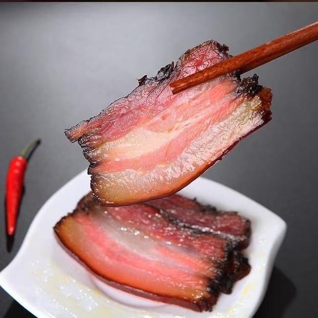 正宗贵州特产烟熏农家土猪柴火五花腊肉腊味