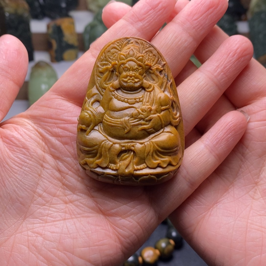 岫岩河磨玉（透闪石质玉）挂件未镶嵌✪****✪