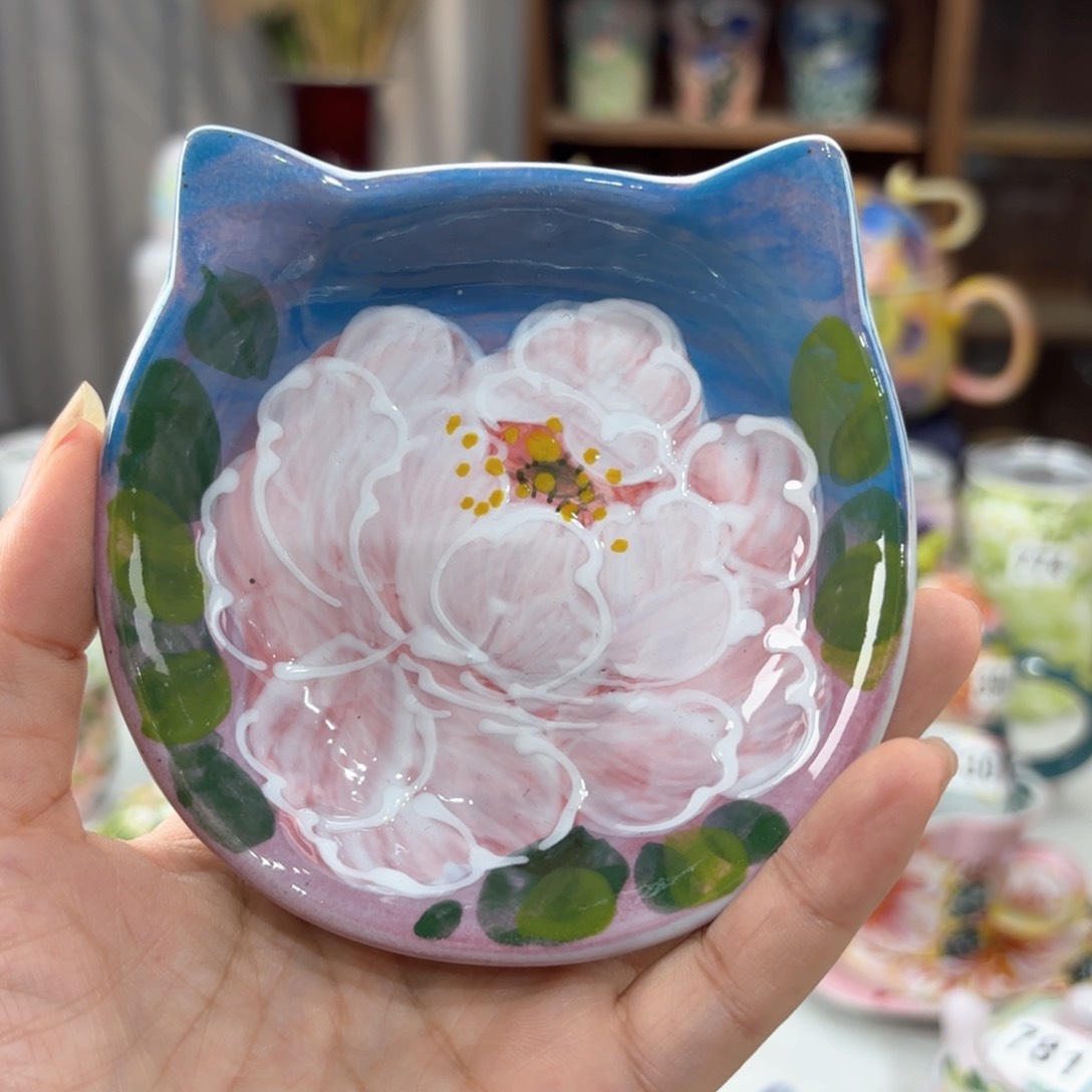 景德镇手绘高温釉下彩陶瓷茶具